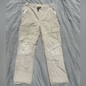 Beige Cargo pants for kids